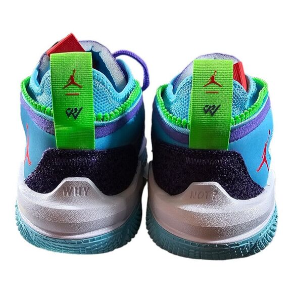 Jordan Why Not .6 White Siren Red Balktic Blue Basketball Shoes Men's Sizes 12 - Picture 4 of 11